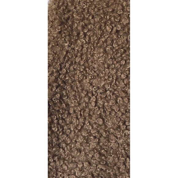 New Zara Outerwear Brown Fluffy Teddy Bear Curly Faux Fur Jacket Coat - Picture 12 of 12